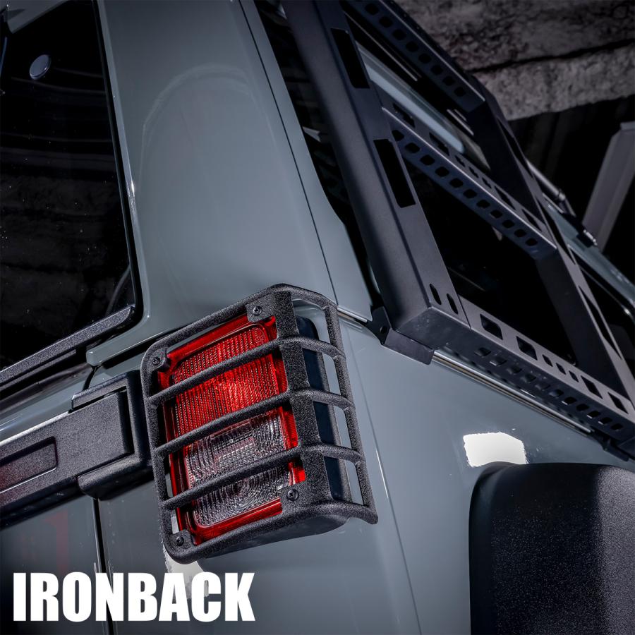 ジープ ラングラーJK リア LED テールライト カスタムパーツ アウドア IRONBACK ジープ ラングラー JK テールライト カバー カスタム パーツ