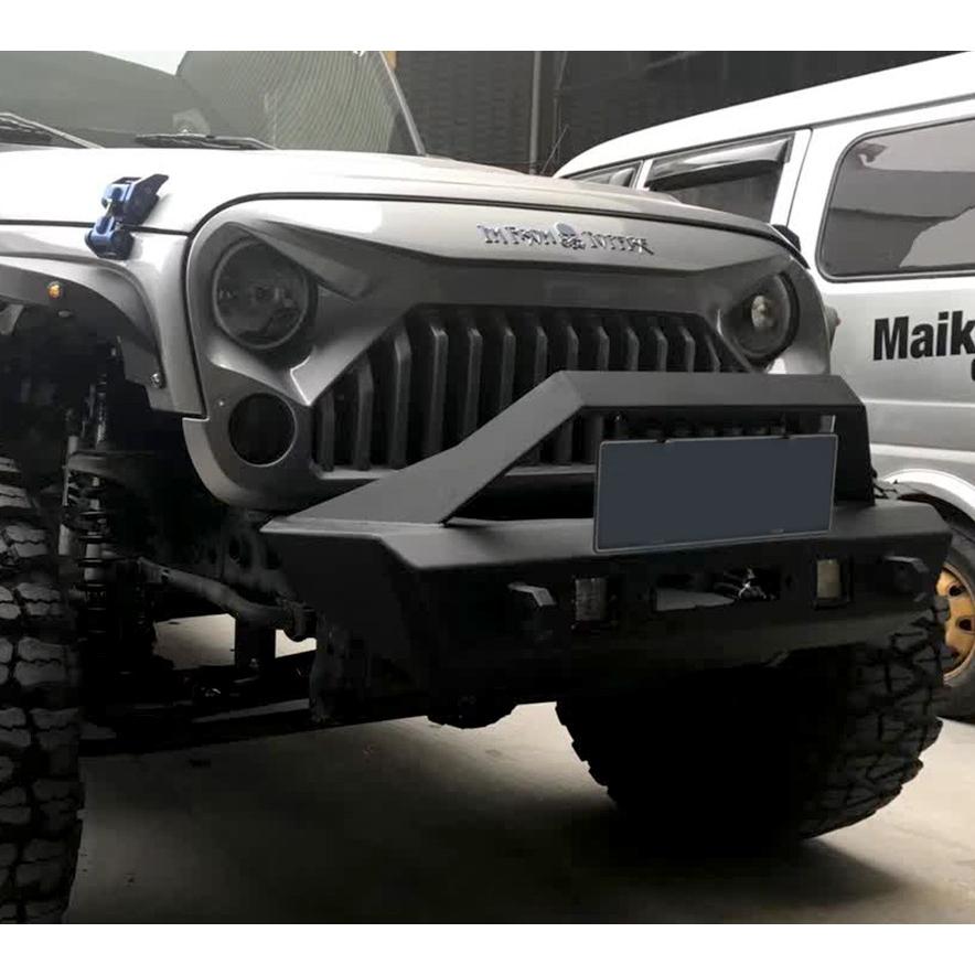 ラングラー JK フロントバンパー Avengers スチール フロント バンパー ライトなし  カスタム パーツ WRANGLER  Maike製 2007〜2018 | WF PERFORMANCE | 03