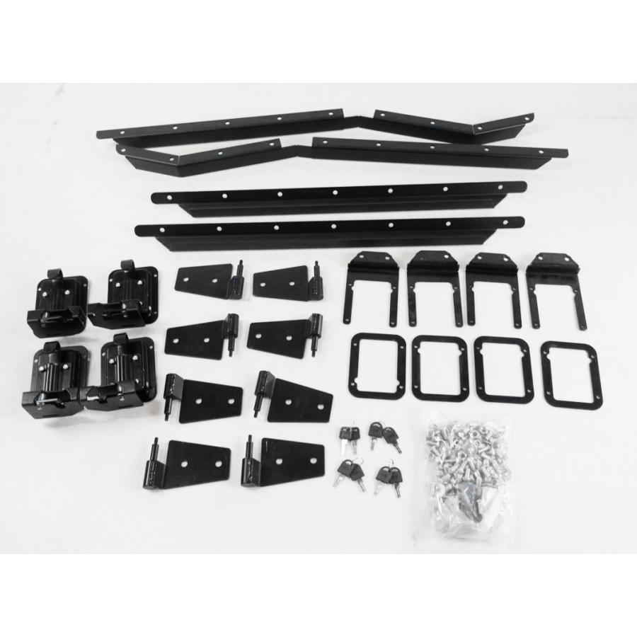 IRONBACK ジープ ラングラー JK ハーフ ドア 一台分 4ドア セット