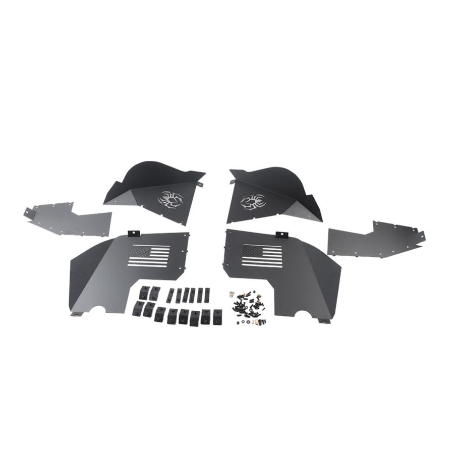 IRONBACK ラングラー JL アルミ インナー フェンダー フロント＋リア