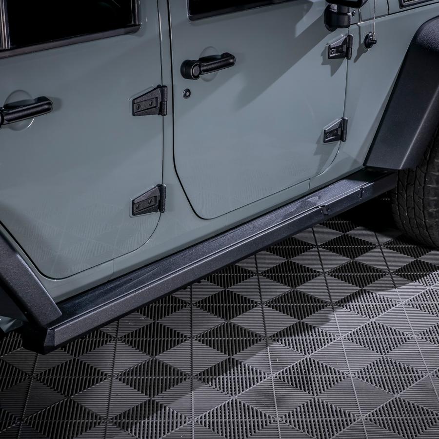 WF PERFORMANCE ジープ ラングラー JK ライト付き サイドステップ