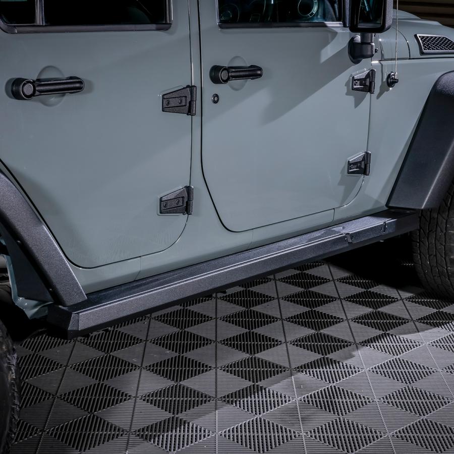 WF PERFORMANCE ジープ ラングラー JK ライト付き サイドステップ