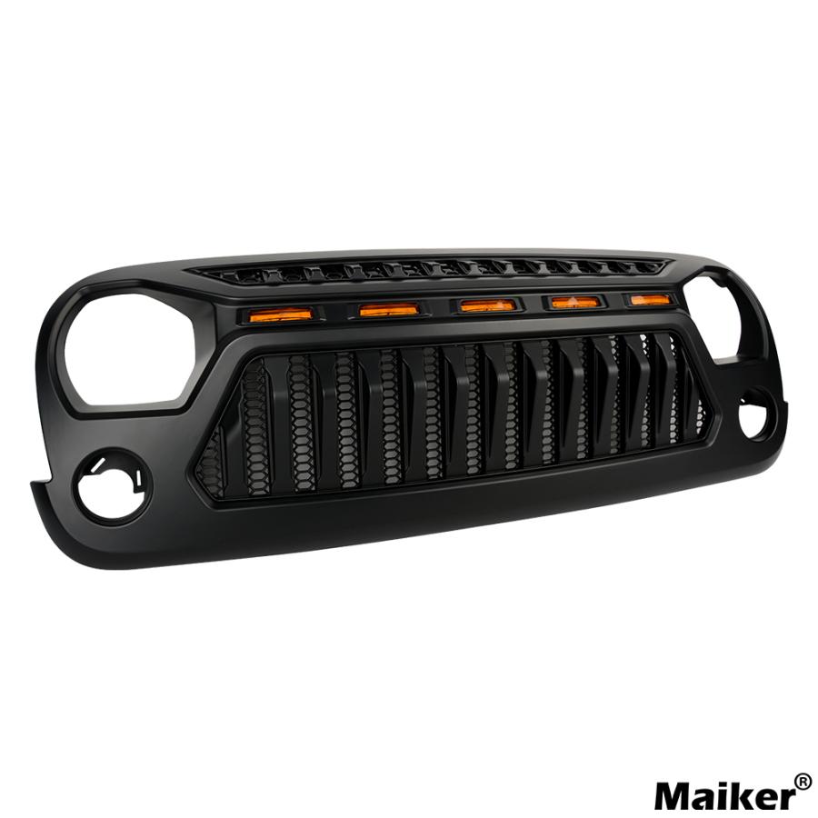 WF PERFORMANCE ジープ ラングラー JK フロントグリル ライト付き