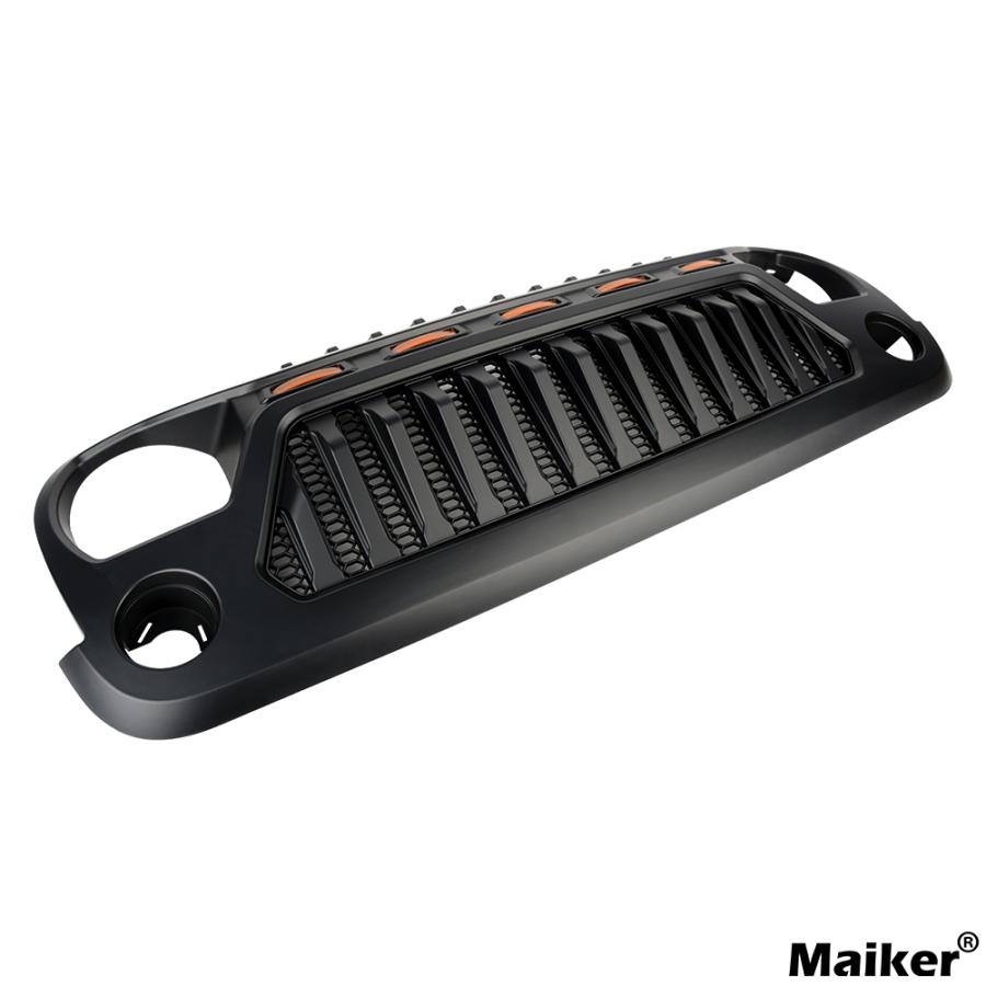 WF PERFORMANCE ジープ ラングラー JK フロントグリル ライト付き