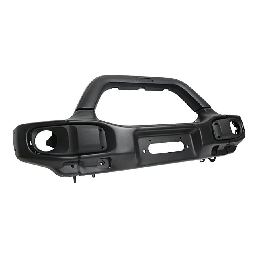 IRONBACK ジープ ラングラー JL グラディエーター JT 用 A3V-スタイル フロント バンパー (ショート タイプ) スチール製 JEEP WRANGLER GLADIATORの画像