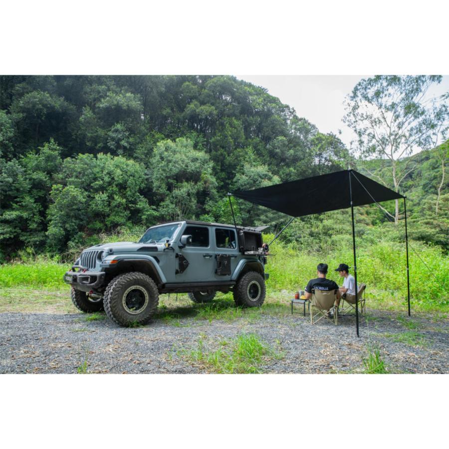 ラングラー JL TACMOLLE リアウィンドウ 収納ボックス テーブル 左右どちらでも使える アウトドア ジープ JEEP WRANGLER | WF PERFORMANCE | 14