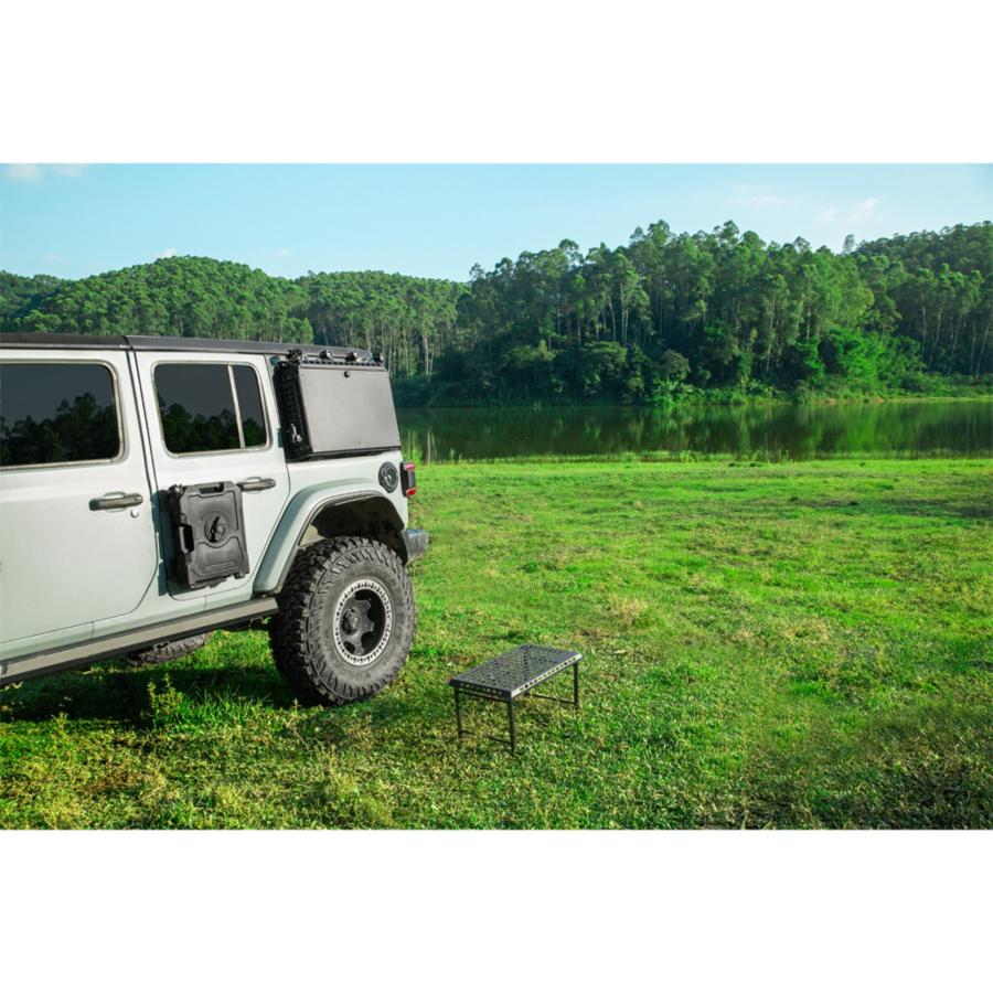 ラングラー JL TACMOLLE リアウィンドウ 収納ボックス テーブル 左右どちらでも使える アウトドア ジープ JEEP WRANGLER | WF PERFORMANCE | 06