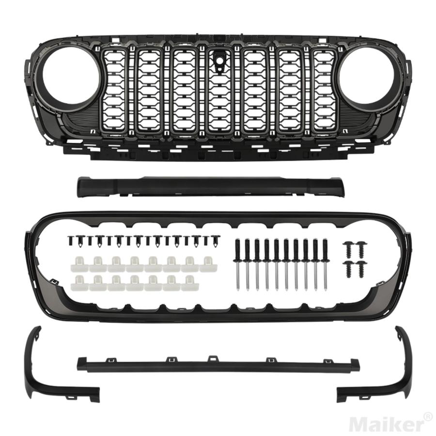 IRONBACK JEEP ラングラー JL JT 2024スタイル 7スロット フロント