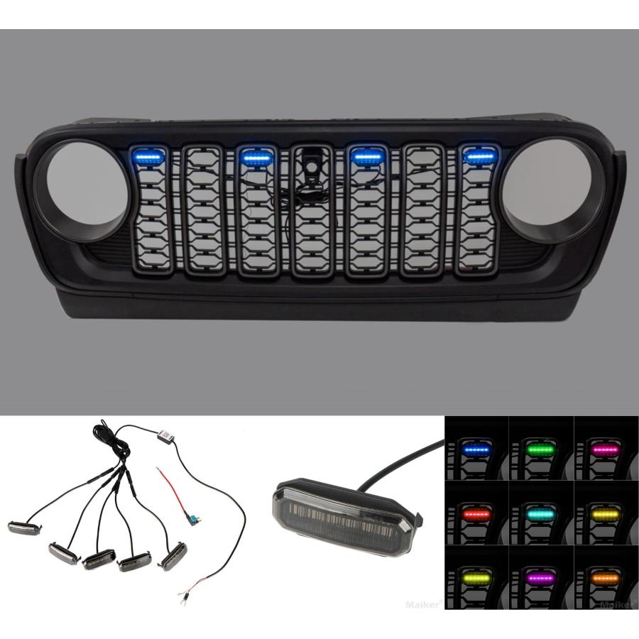 IRONBACK JEEP ラングラー JL JT 2024スタイル 7スロット フロント