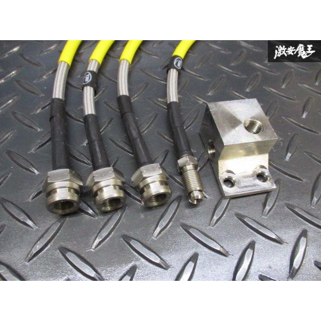 HEL ヘル ステンメッシュ ブレーキホース 1台分 ロードスター NA NB