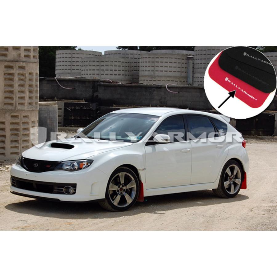 ラリーアーマースプラッシュガード WRX STI GRB GRF 07年～ 黒銀
