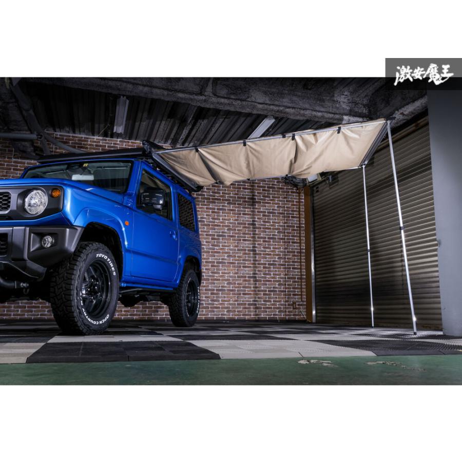 WANGAN357 サイドオーニング カーサイドオーニング 横幅150cm 縦200cm