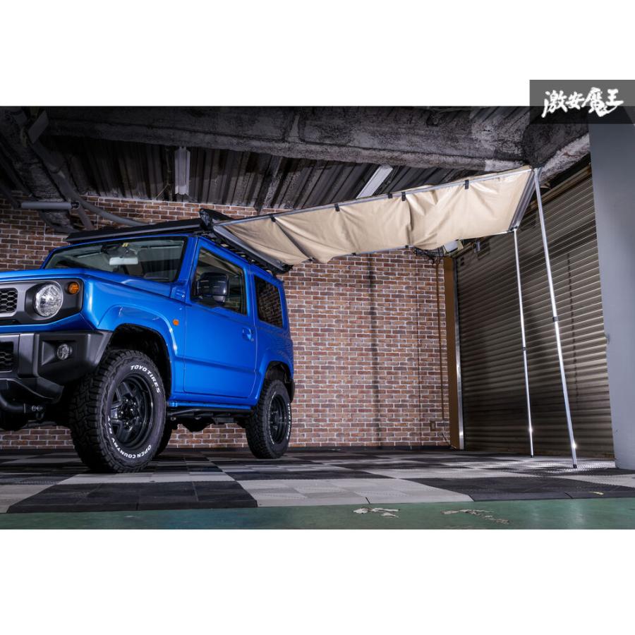 WANGAN357 サイドオーニング カーサイドオーニング 横幅150cm 縦200cm