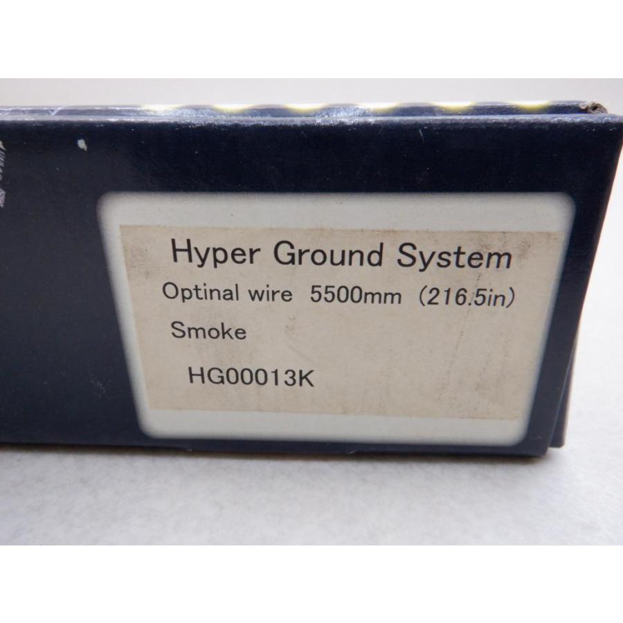 ハイパーグランドシステム 汎用タイプ ワイヤー 5500ｍｍ HG00013K スモーク アーシング アース サン自動車  オイル、バッテリーメンテナンス用品