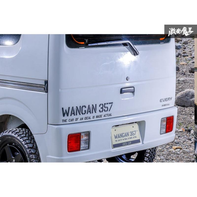 WANGAN357 オリジナル ステッカー 小サイズ:31.5cm×7.5cm マット