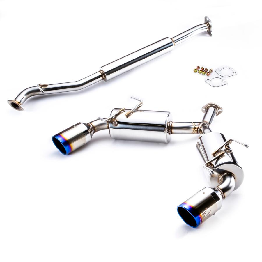 湾岸 BRZ ZD8 マフラー FA24 車検対応 3P構造 チタン製 左右出し MT AT