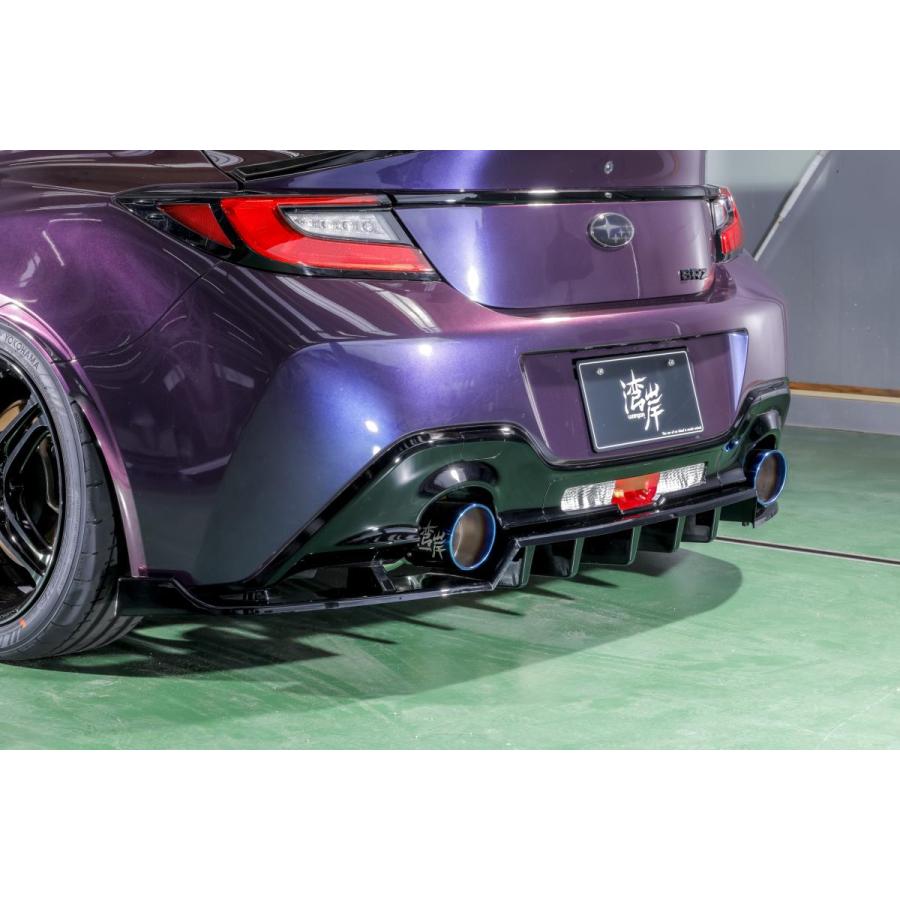 湾岸 BRZ ZD8 マフラー FA24 車検対応 3P構造 チタン製 左右出し MT AT