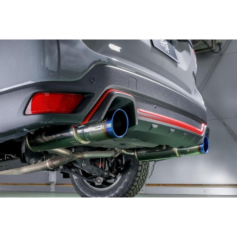 湾岸 フォレスター SK5 マフラー CB18 ターボ ワンガン 2P構成 SPORT