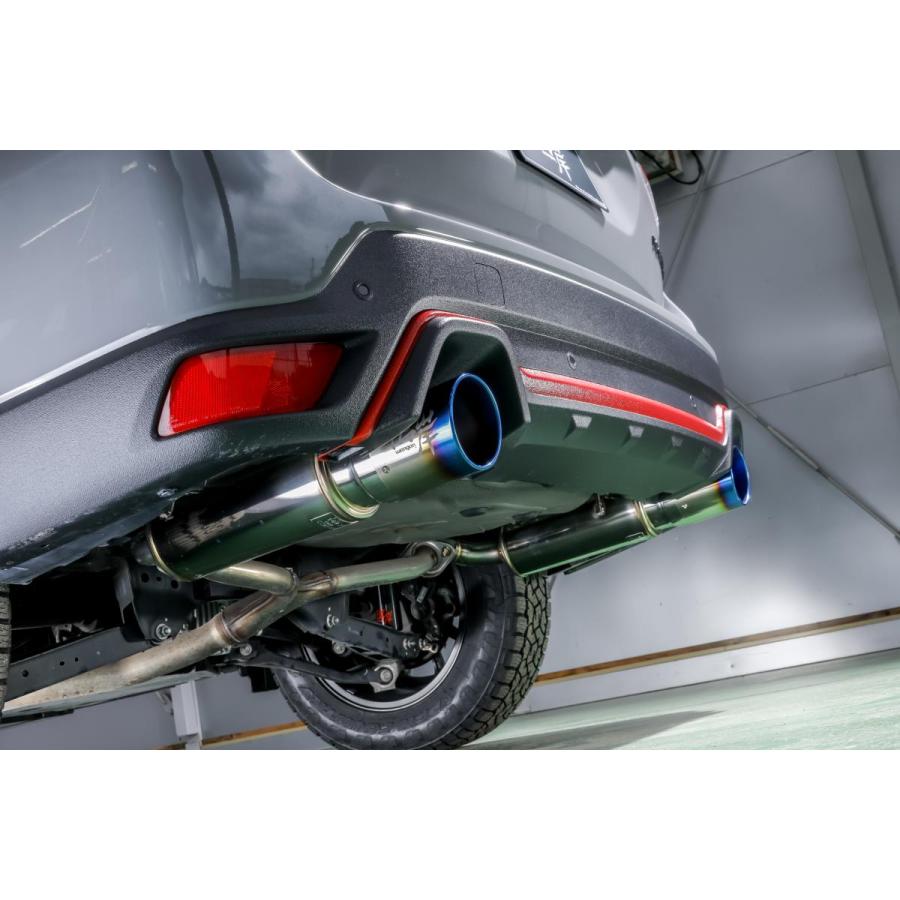 湾岸 フォレスター SK5 マフラー CB18 ターボ ワンガン 2P構成 SPORT