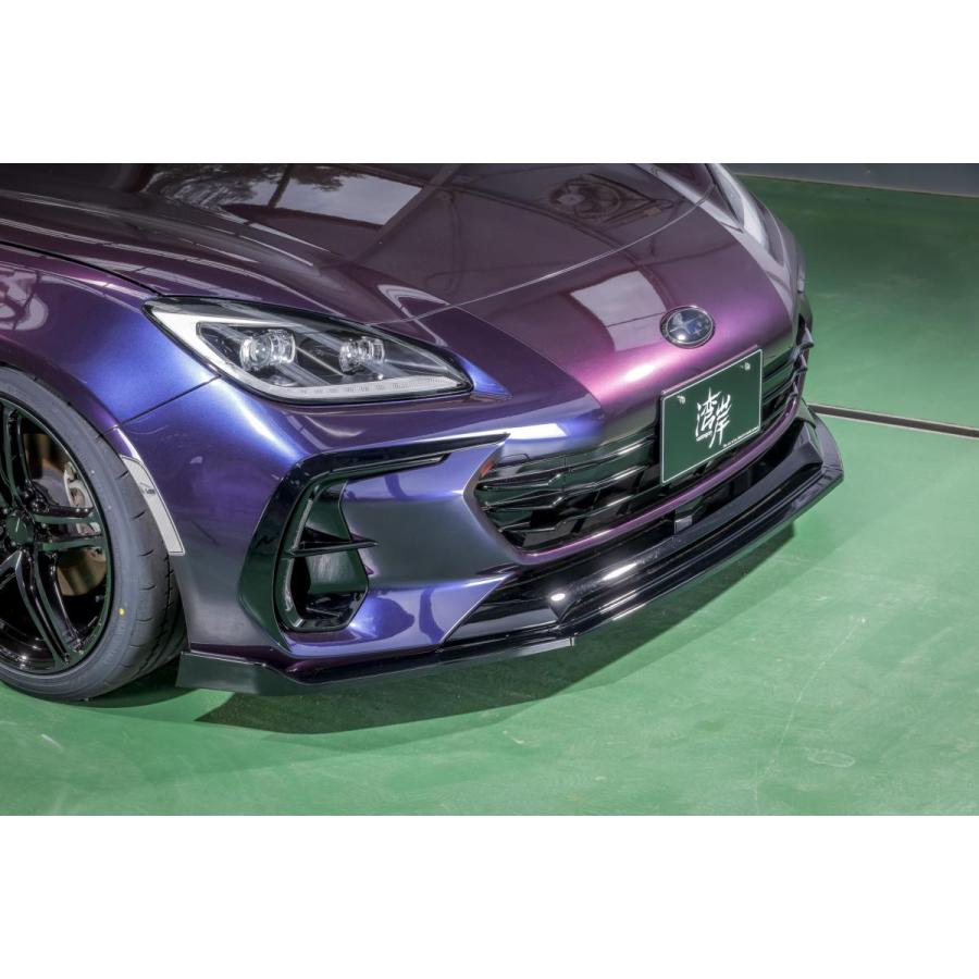 エアロスポーク　フロント 湾岸 フロントリップ BRZ ZD8 スバル BRZ 外装 エアロ スポイラー