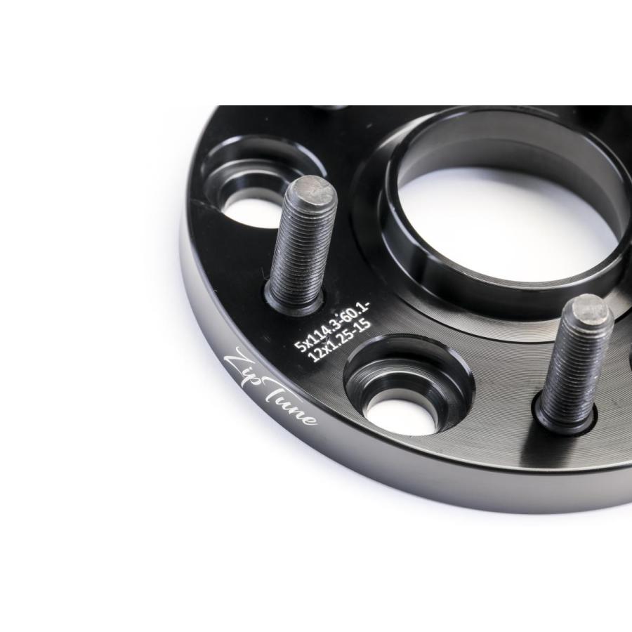 ZIPTUNE ワイトレ ワイドトレッドスペーサー 15mm PCD114.3 5穴 ハブ径