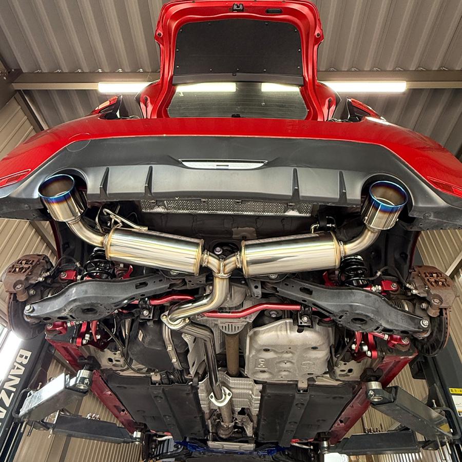 Z.S.S. Z.S.S. GXPA16 GRヤリス マフラー 左右出し チタンテール RZ RC