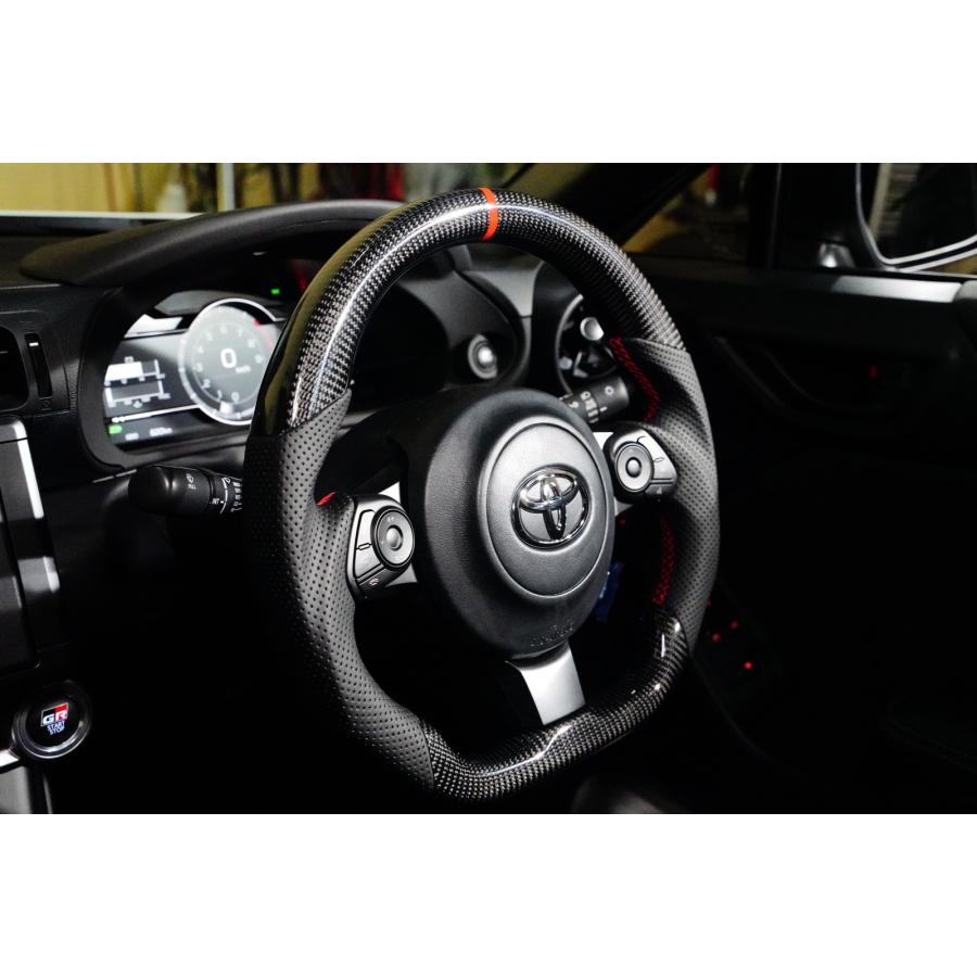 Z.S.S. 純正交換 スポーツ ステアリング Dシェイプ ガングリップ ZN6