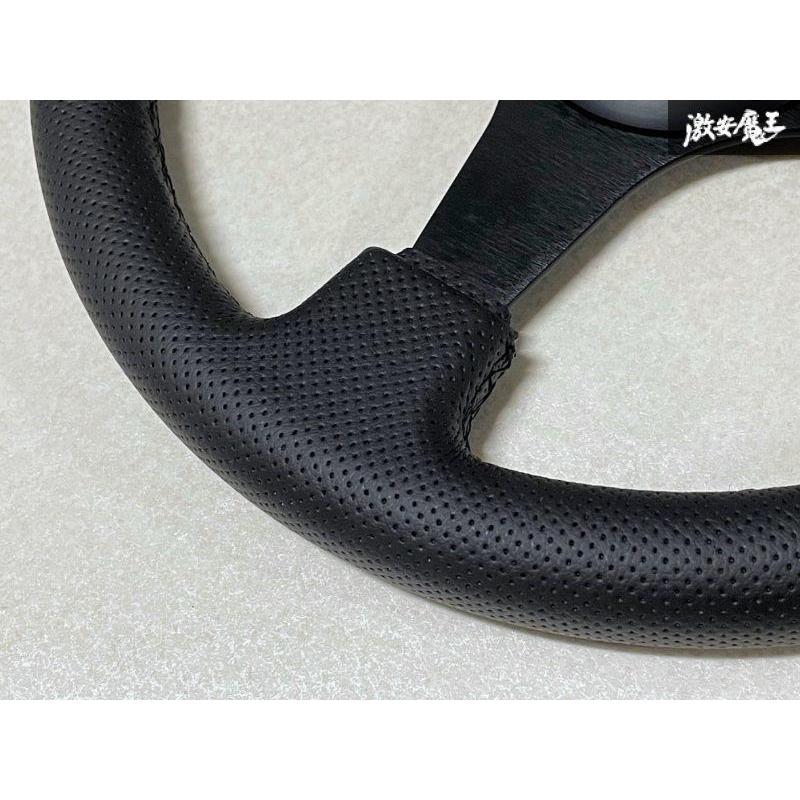 Z.S.S. スポーツ ステアリング 330φ 330mm パンチング レザー調