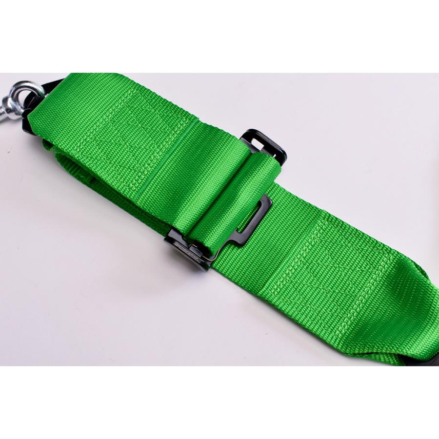 z.s.s. 4点式 レーシングハーネス シートベルト 3インチ ネオン