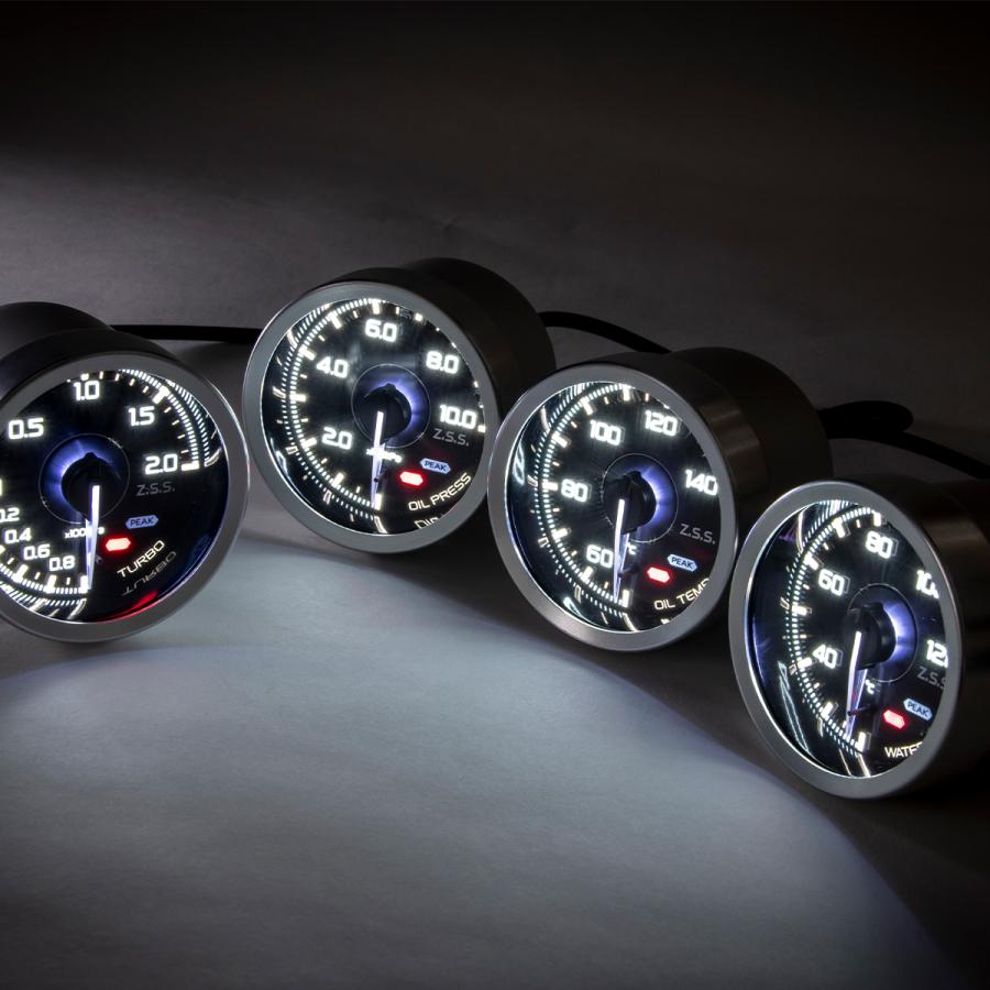 Z.S.S. 油温計 メーター 0℃-150℃ 7色 7カラー 60mm 12V MC メーター V3