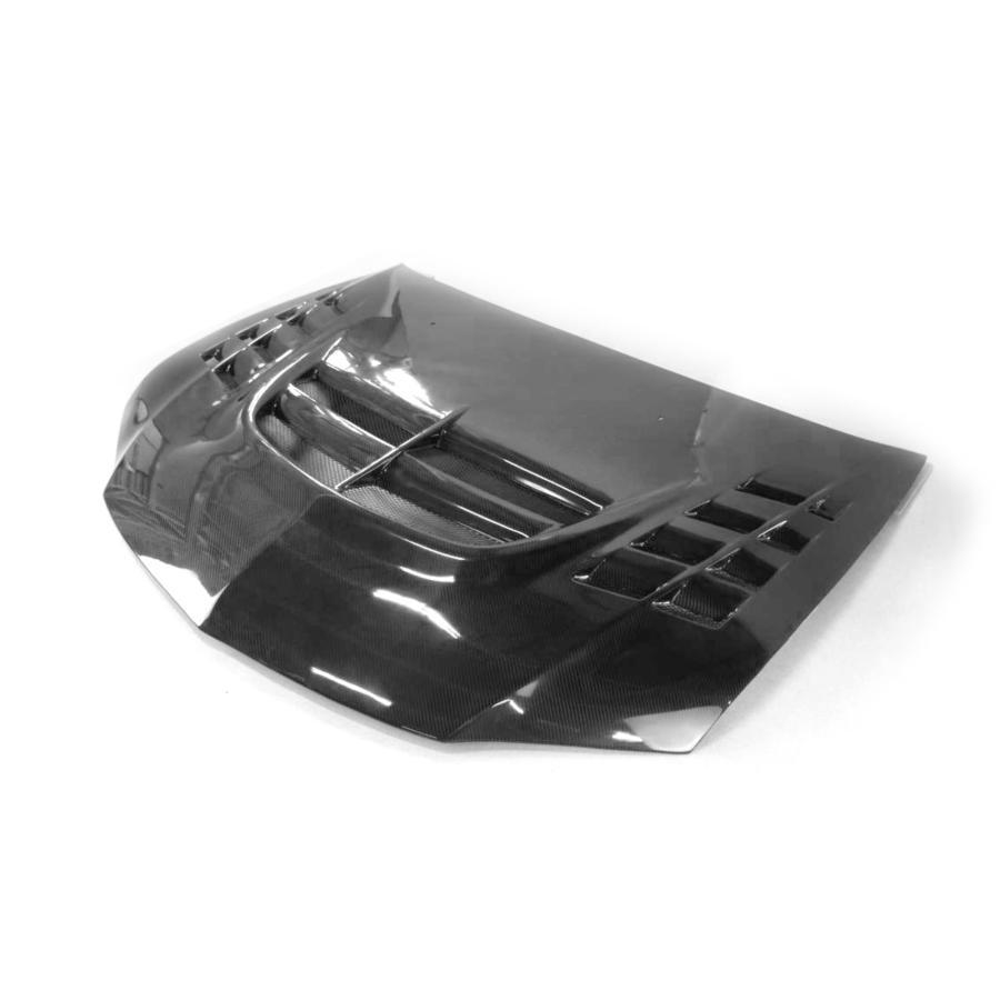 Z.S.S. ZSS CT9A ランエボ8 ランエボ9 ランサーエボリューション 綾織り ダクト付き エアロ カーボンボンネットの画像