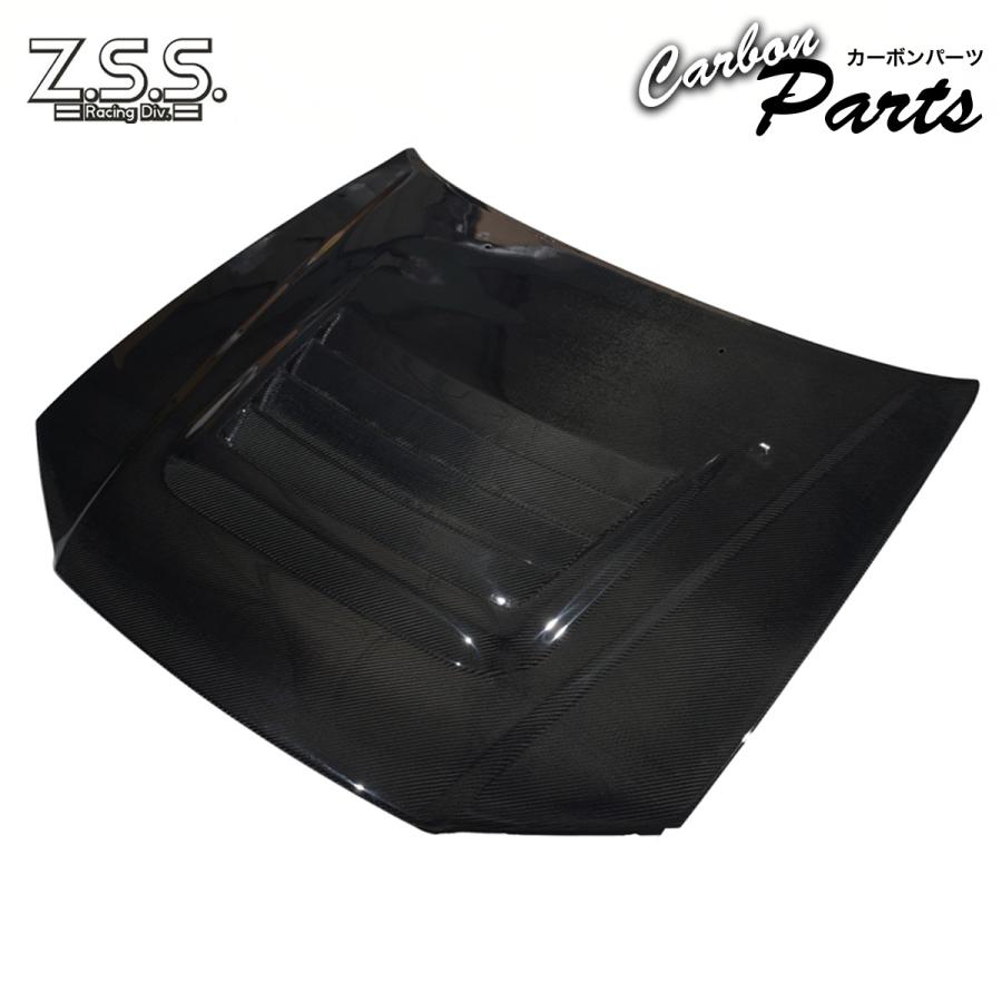 Z.S.S. ZSS R34 BNR34 スカイライン GT-R GTR 綾織り ダクト付き エアロ カーボンボンネット タイプ2 | 