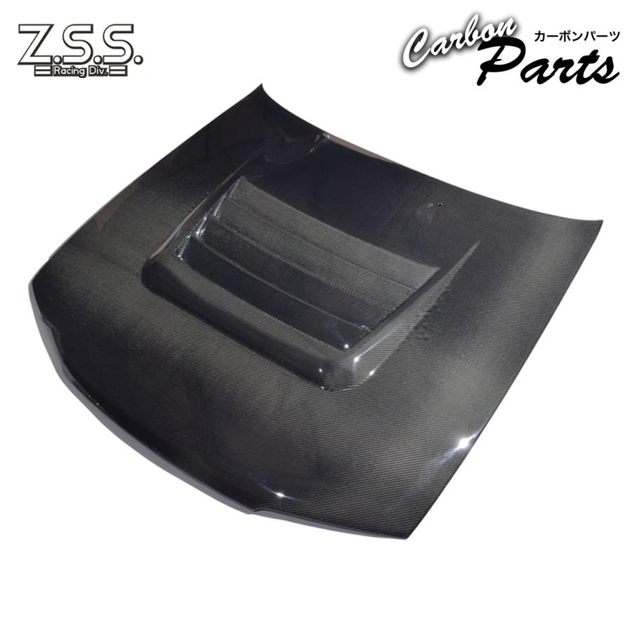 Z.S.S. ZSS BNR32 R32 スカイライン GTR GT-R 綾織り ダクト付き エアロ カーボンボンネット タイプ2 | 