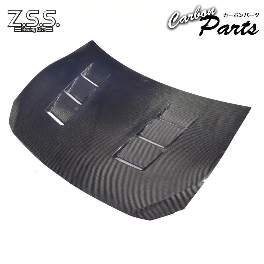 Z.S.S. ZSS ZN6 86 ハチロク ZC6 BRZ 綾織り ダクト付き エアロ カーボンボンネット タイプ3 | 