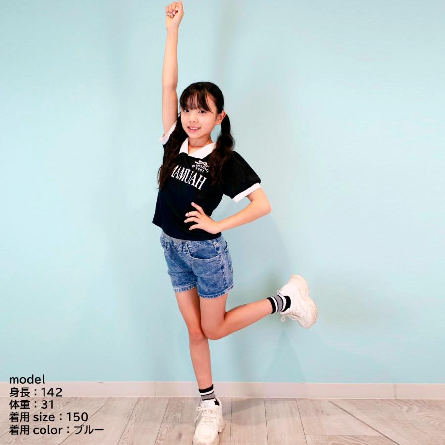 ホットパンツ小学生 HuashiH] サッカーパンツ キッズ デニムショートパンツ キッズ 女の子 ショートパンツ かわいい 花飾り キッズ服 ファシ（デニム ショート パンツ ケミカルウォッシュ 子供服 キッズ 女の子 ガールズ 140 150 160 短パン デニムパンツ 通学 春 夏 秋 冬 小学生 :  53018 ...