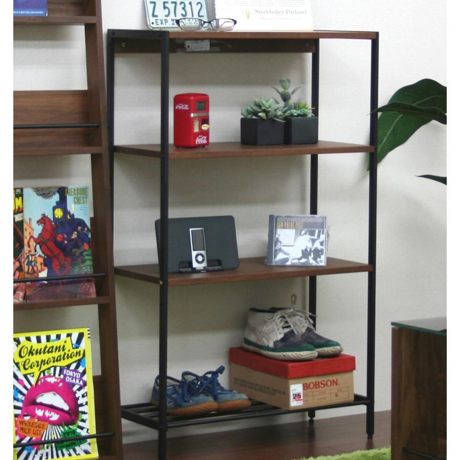 ICHIBA（市場） オープンシェルフ 幅60cm 木製 天然木突き板