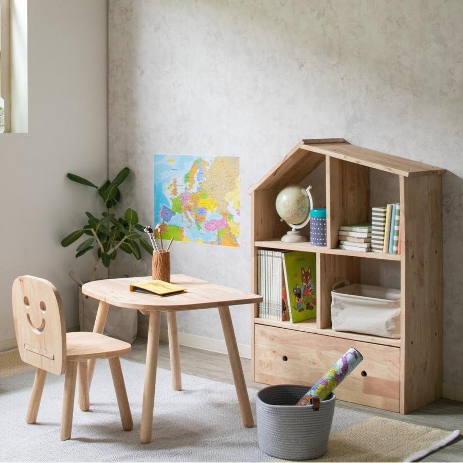 おもちゃ収納 シェルフ ハウスシェルフII 天然木 木製 無垢材 棚 家具 子ども部屋 かわいい おしゃれ 北欧 ナチュラルシグネチャー_3