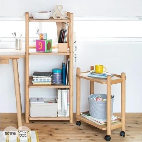 オープンシェルフ 幅50cm 本棚 木製 天然木 オーク無垢材 オイル オープンシェルフ 幅50cm 本棚 木製 天然木 オーク無垢材 オイル