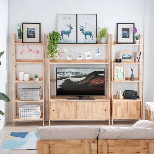 オープンシェルフ 天然木 木製 無垢 棚 本棚 幅60cm ナチュラル