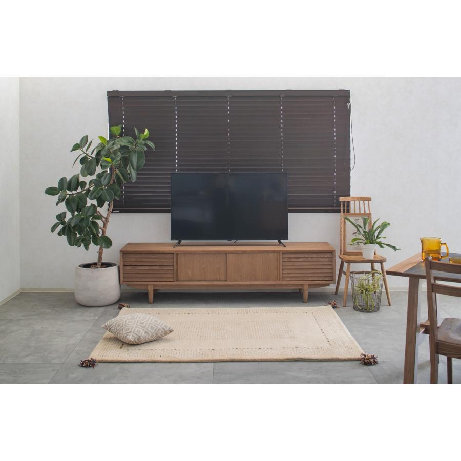 ienowa テレビ台 幅200cm ローボード 天然木 木製 タモ材 無垢材 