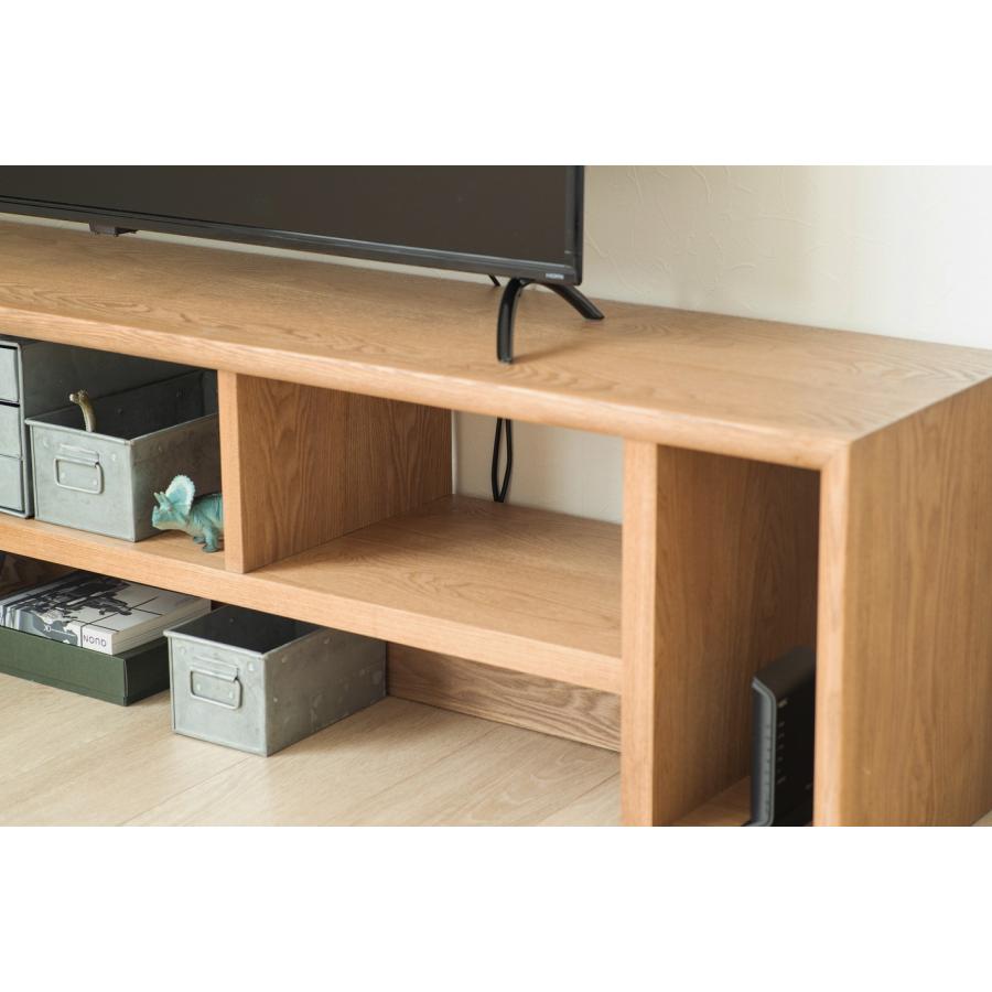 ienowa（イエノワ） テレビ台 幅180cm ローボード 天然木 木製 タモ材