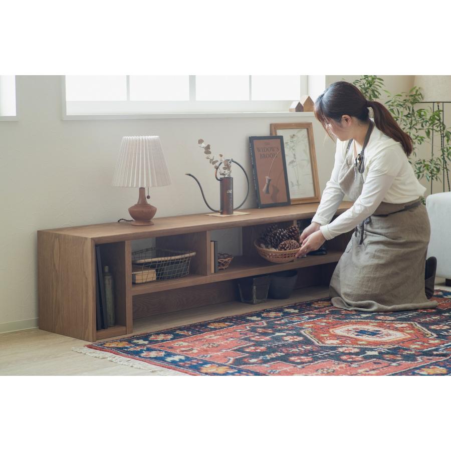 ienowa（イエノワ） テレビ台 幅180cm ローボード 天然木 木製 タモ材