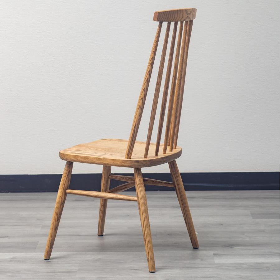 【天然木 ハンドメイド】無垢材 ダイニングチェア ハイバックチェア 木製椅子 ienowa ダイニングチェア 単品 ハイバック ウィンザーチェア 木製 天然