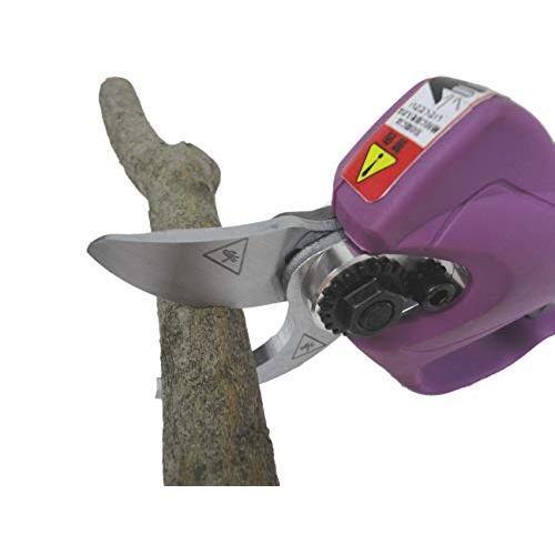 アルミス(Alumis) リチウムイオン充電式電動剪定はさみ 枝切っ太郎 パープル ASH-25M 約 ASH 25M