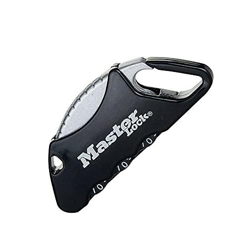 Master Lock (マスターロック) カラビナ型ロック ダイヤル 暗証番号設定 バックパック キーホルダー キャンプ アウトドア 幅68