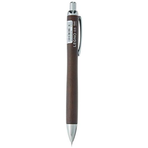 Pilot LEGNO/レグノ 木軸シャープペン 0.5mmダークブラウン HLE-1SK-DBN 本体サイズ:141x12mm/ノック式 ...