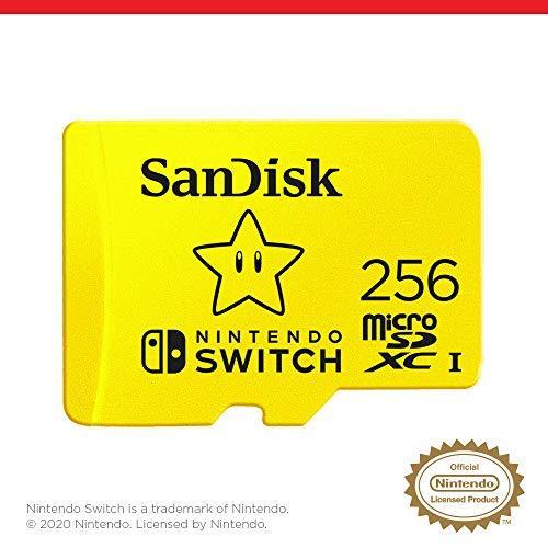 Sandisk SDSQXAO-256G-GNCZN memory card 256 GB MicroSDXC Nintendoの正式ライセンス 海外｜nyandemopochittenka｜02