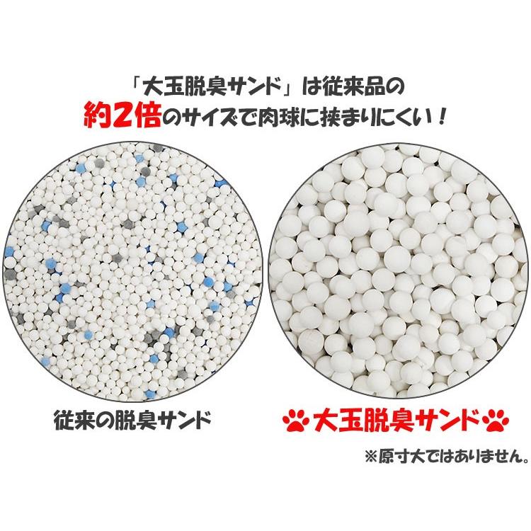 猫砂 鉱物系 猫トイレ 消臭 固まる アイリスオーヤマ 1週間取り替えいらず大玉脱臭サンド 4l 5袋 Tio 4l システムトイレ用 にゃんこの生活 通販 Yahoo ショッピング