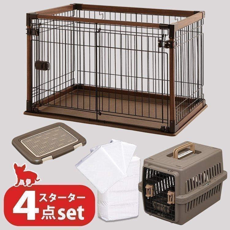 犬 スターター 4点セット オープンウッディサークル トラベルキャリー ペットトレー レギュラー ペットシーツ レギュラーサイズ 厚型 100枚 アイリスオーヤマ にゃんこの生活 通販 Yahoo ショッピング