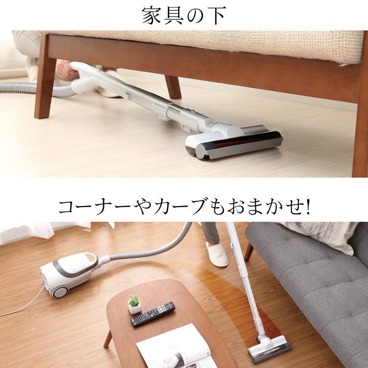 掃除機 サイクロン 吸引力 紙パック式 紙パック 軽量 クリーナー アイリスオーヤマ 紙パッククリーナー 一人暮らし キャニスター IC-BTP3-S|nyanko|13